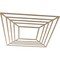 Ekena Millwork Raven Wood Fretwork Pierced Ceiling Medallion, Birch, 40"OD x 14 5/8"ID x 3/8"T CMWP40X40X0375RABI - alternate 2